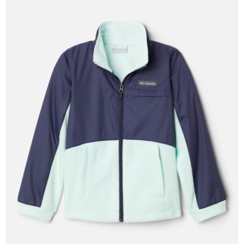 Columbia Benton Springs III Overlay Fleece, Chamarras Azul Marino Para Niña | 254097-YHC